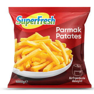 SUPERFRESH PATATES 1KG PARMAK
