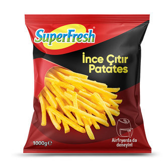 SUPERFRESH PATATES 1KG INCE CITIR CUBUK