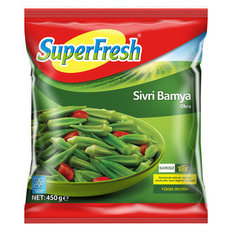SUPERFRESH BAMYA 450GR SIVRI