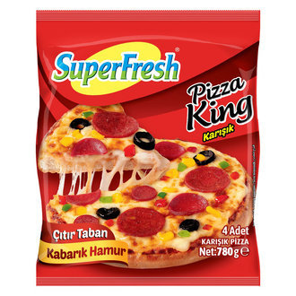 SUPERFRESH PIZZA KING 4x195GR
