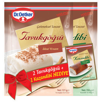 DR.OETKER TAVUKGOGSU 2x121GR + KAZANDIBI 155GR