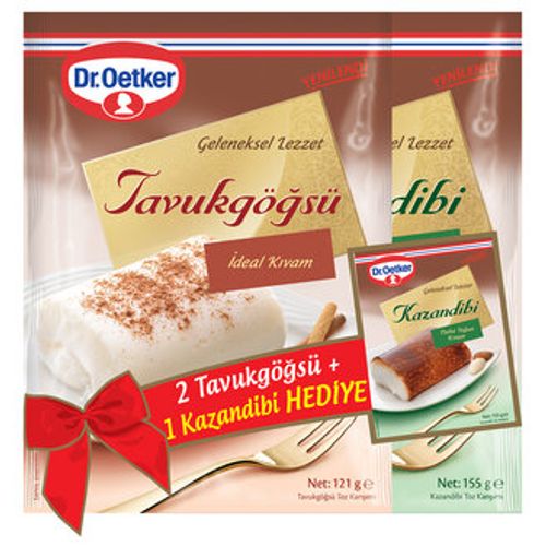 DR.OETKER TAVUKGOGSU 2x121GR + KAZANDIBI 155GR