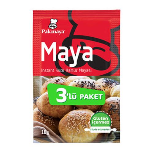 PAKMAYA INSTANT KURU MAYA 3x10GR